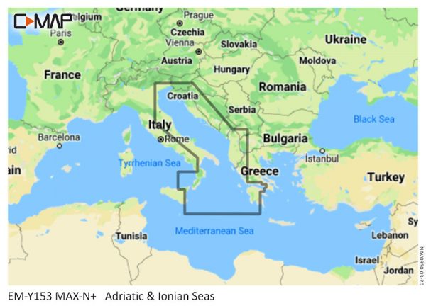 EM-Y153 - Mar Adriatico e Mar Ionio